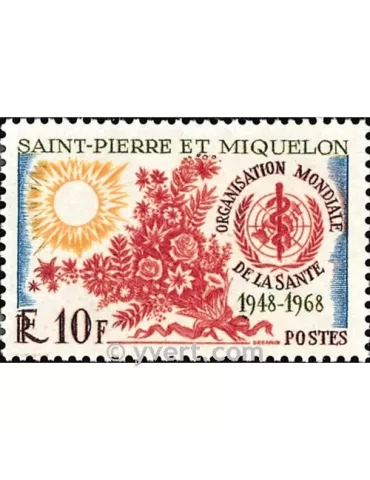 n° 379 - Timbre Saint-Pierre et Miquelon Poste 2