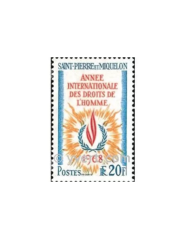 n° 384 - Timbre Saint-Pierre et Miquelon Poste