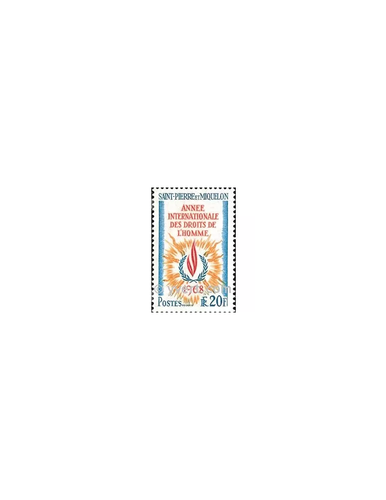 n° 384 - Timbre Saint-Pierre et Miquelon Poste