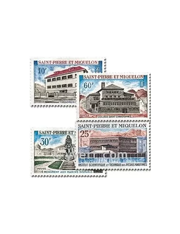 n° 387/390 - Timbre Saint-Pierre et Miquelon Poste