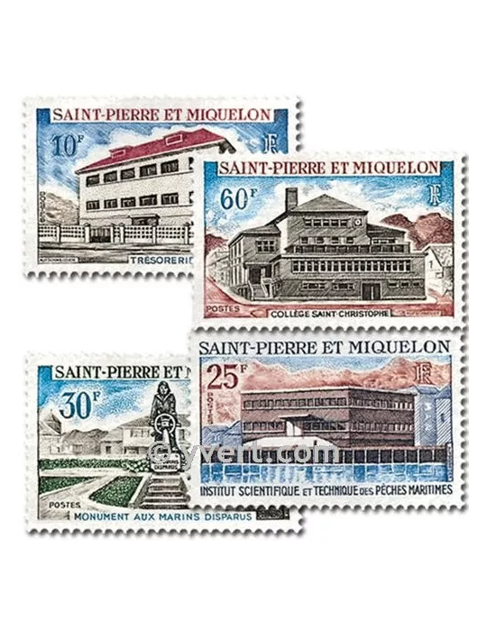 n° 387/390 - Timbre Saint-Pierre et Miquelon Poste