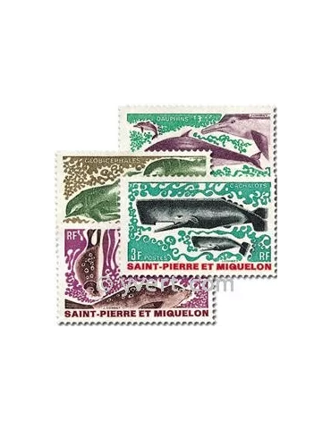 n° 391/394 - Timbre Saint-Pierre et Miquelon Poste