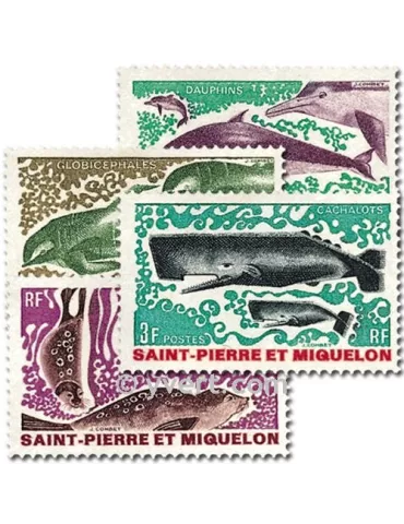 n° 391/394 - Timbre Saint-Pierre et Miquelon Poste 2