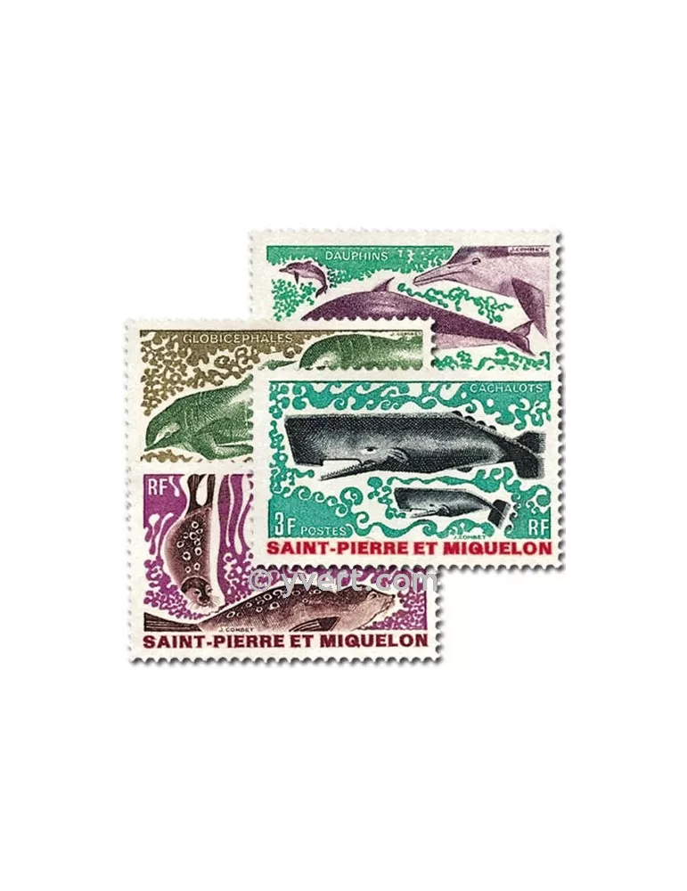 n° 391/394 - Timbre Saint-Pierre et Miquelon Poste