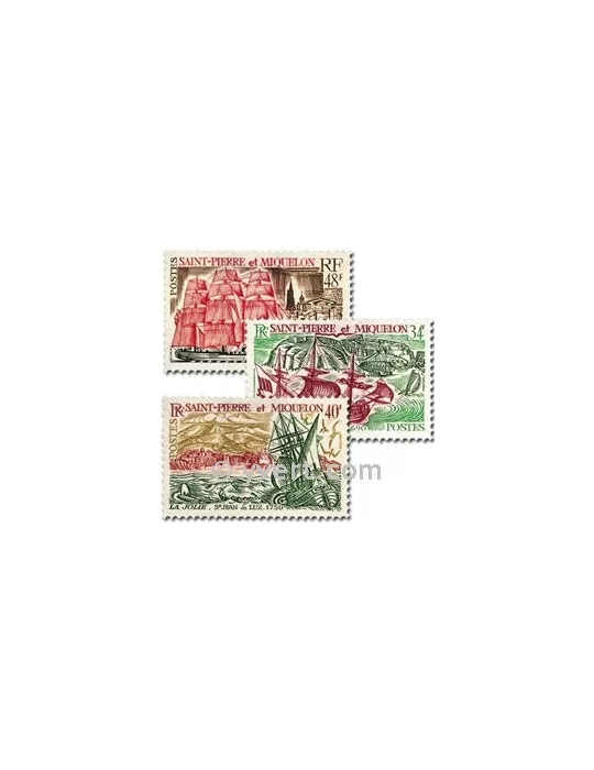 n° 395/397 - Timbre Saint-Pierre et Miquelon Poste