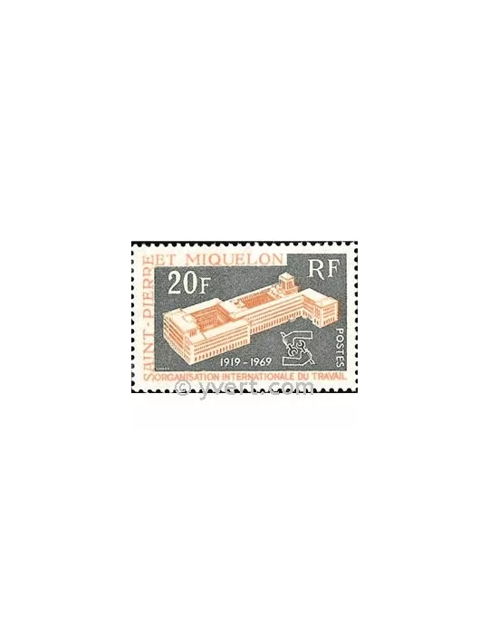 n° 398 - Timbre Saint-Pierre et Miquelon Poste
