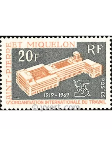 n° 398 - Timbre Saint-Pierre et Miquelon Poste 2