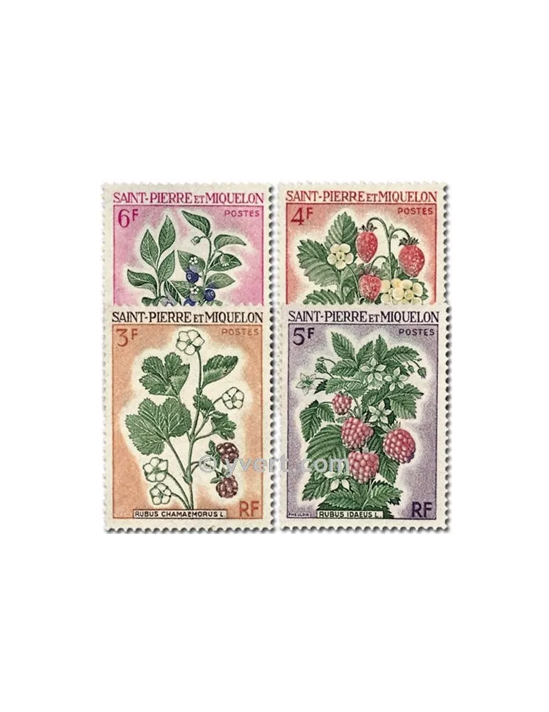 n° 401/404 - Timbre Saint-Pierre et Miquelon Poste