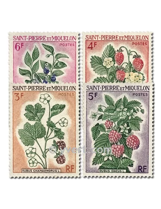 n° 401/404 - Timbre Saint-Pierre et Miquelon Poste