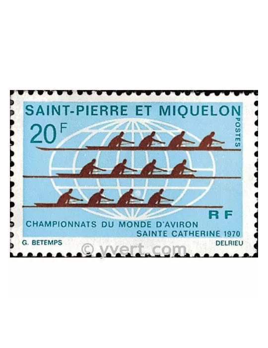 n° 405 - Timbre Saint-Pierre et Miquelon Poste