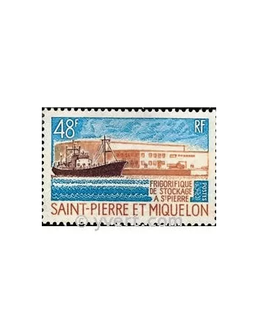 n° 406 - Timbre Saint-Pierre et Miquelon Poste