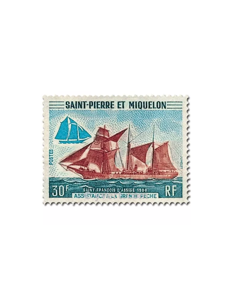 n° 410/413 - Timbre Saint-Pierre et Miquelon Poste