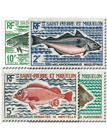n° 421/424 - Timbre Saint-Pierre et Miquelon Poste 2