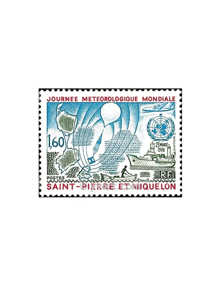n° 433 - Timbre Saint-Pierre et Miquelon Poste