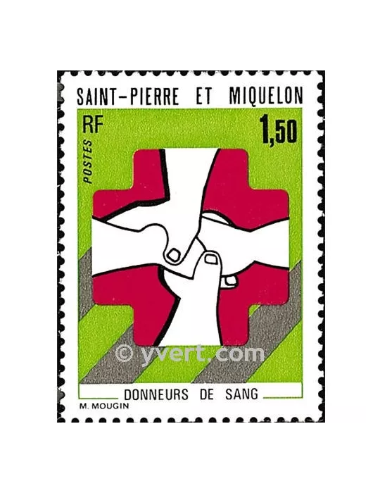 n° 436 - Timbre Saint-Pierre et Miquelon Poste
