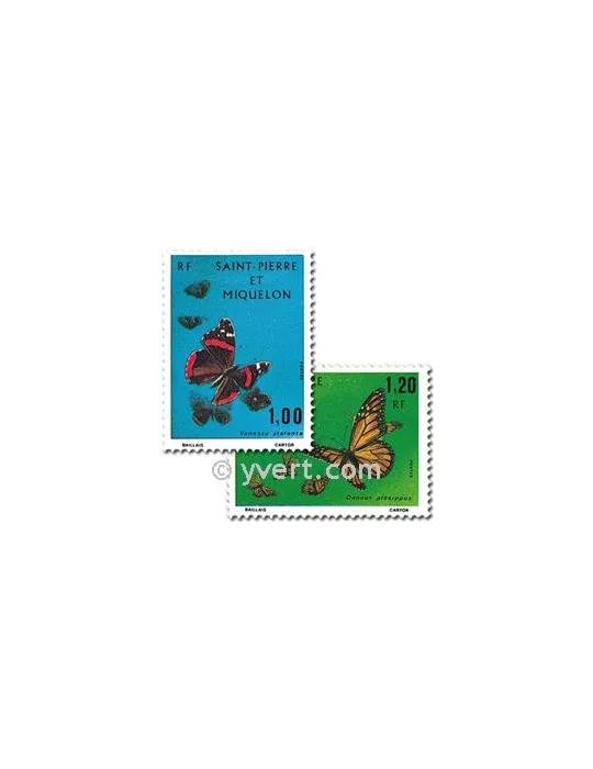 n° 441/442 - Timbre Saint-Pierre et Miquelon Poste