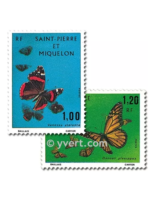 n° 441/442 - Timbre Saint-Pierre et Miquelon Poste