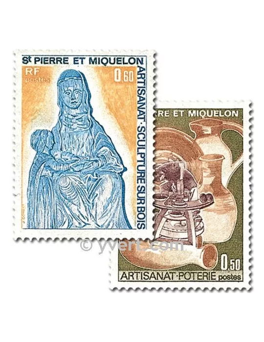 n° 443/444 - Timbre Saint-Pierre et Miquelon Poste