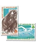 n° 450/451 - Timbre Saint-Pierre et Miquelon Poste