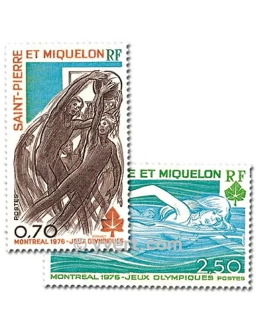 n° 450/451 - Timbre Saint-Pierre et Miquelon Poste 2