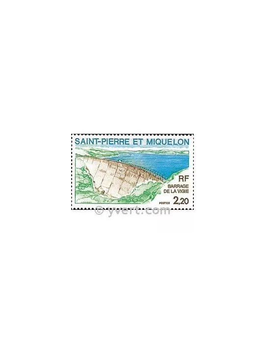 n° 452 - Timbre Saint-Pierre et Miquelon Poste