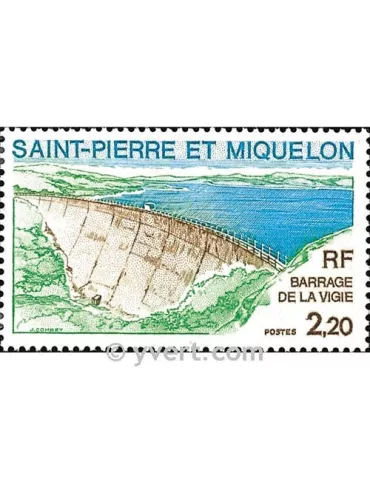 n° 452 - Timbre Saint-Pierre et Miquelon Poste 2