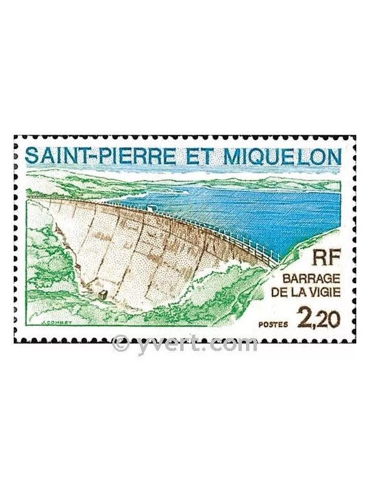 n° 452 - Timbre Saint-Pierre et Miquelon Poste