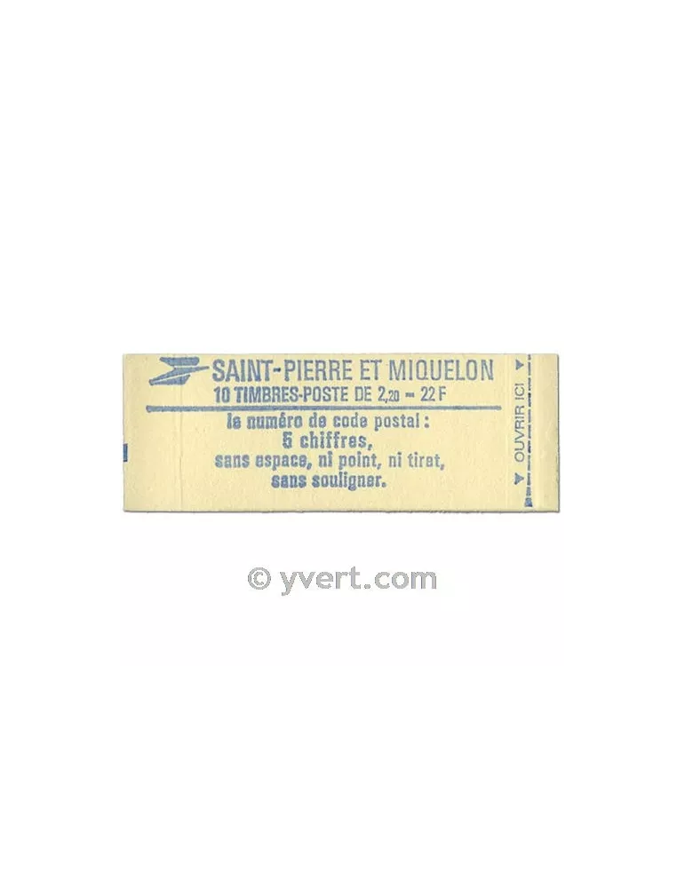 n° C464a - Timbre Saint-Pierre et Miquelon Poste