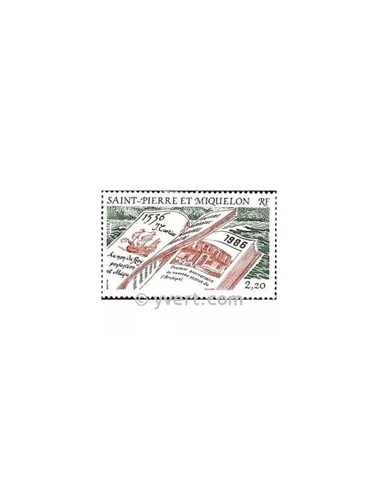 n° 470 - Timbre Saint-Pierre et Miquelon Poste