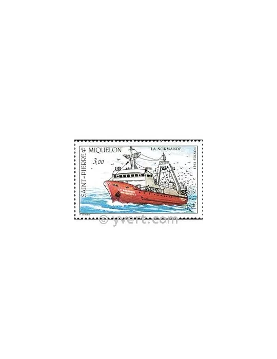 n° 482 - Timbre Saint-Pierre et Miquelon Poste