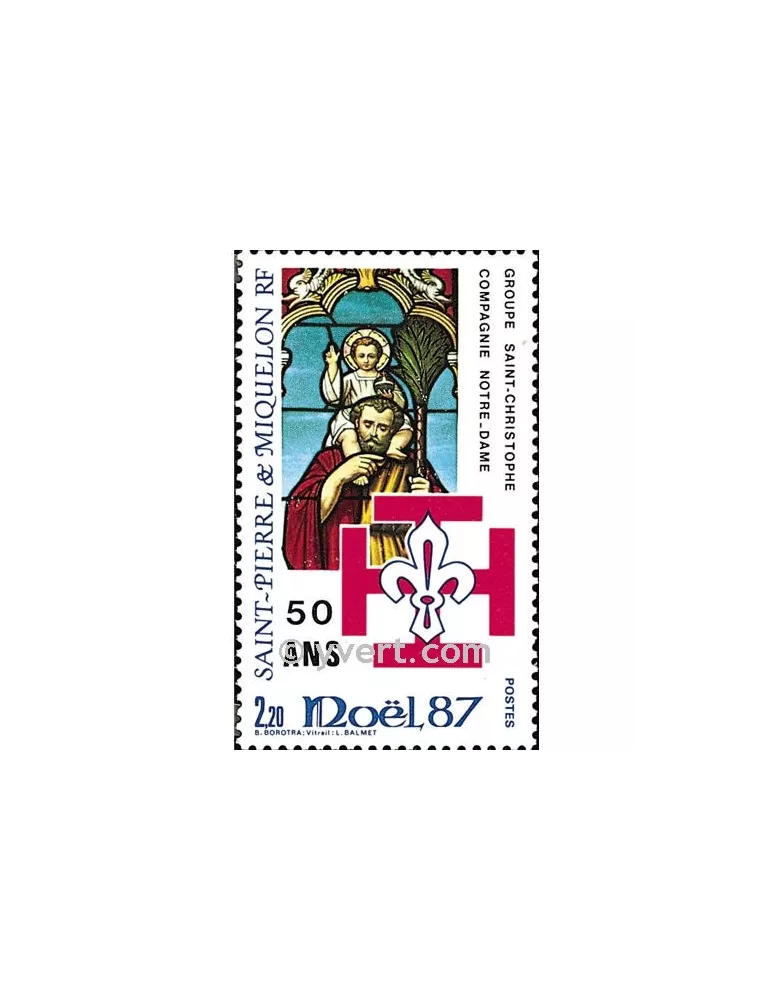 n° 483 - Timbre Saint-Pierre et Miquelon Poste