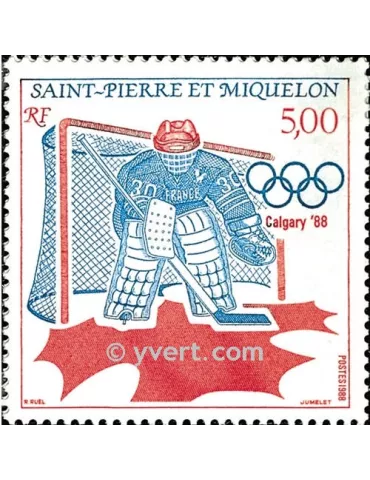 n° 487 - Timbre Saint-Pierre et Miquelon Poste 2