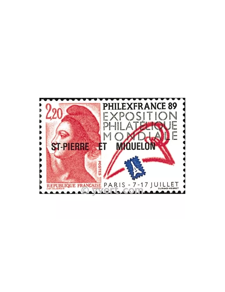 n° 489 - Timbre Saint-Pierre et Miquelon Poste