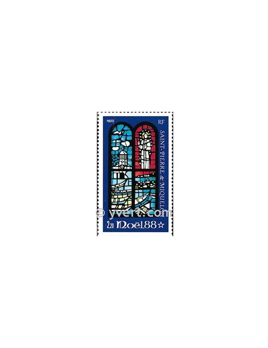 n° 496 - Timbre Saint-Pierre et Miquelon Poste