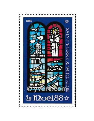 n° 496 - Timbre Saint-Pierre et Miquelon Poste 2