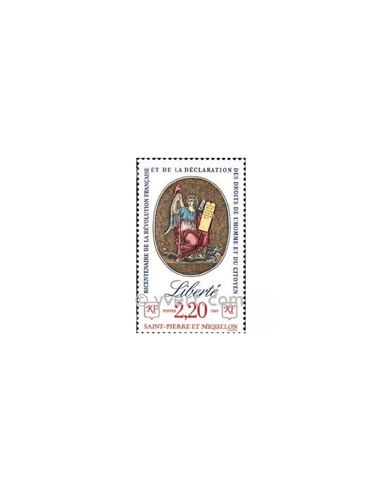 n° 499 - Timbre Saint-Pierre et Miquelon Poste