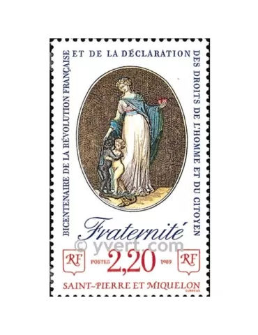 n° 501 - Timbre Saint-Pierre et Miquelon Poste 2