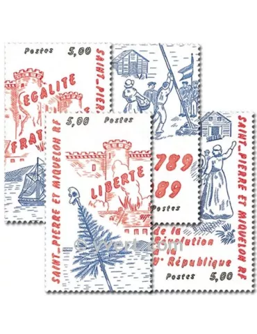 n° 504/507 (BF 3) - Timbre Saint-Pierre et Miquelon Poste 2