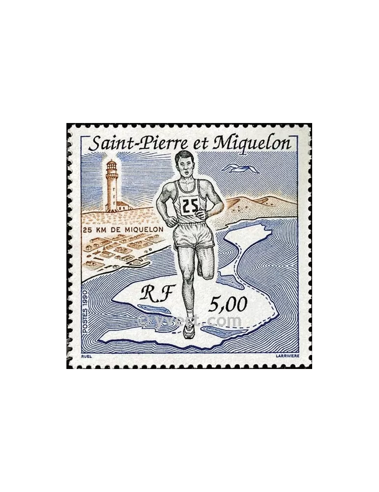 n° 522 - Timbre Saint-Pierre et Miquelon Poste