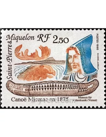 n° 527 - Timbre Saint-Pierre et Miquelon Poste 2