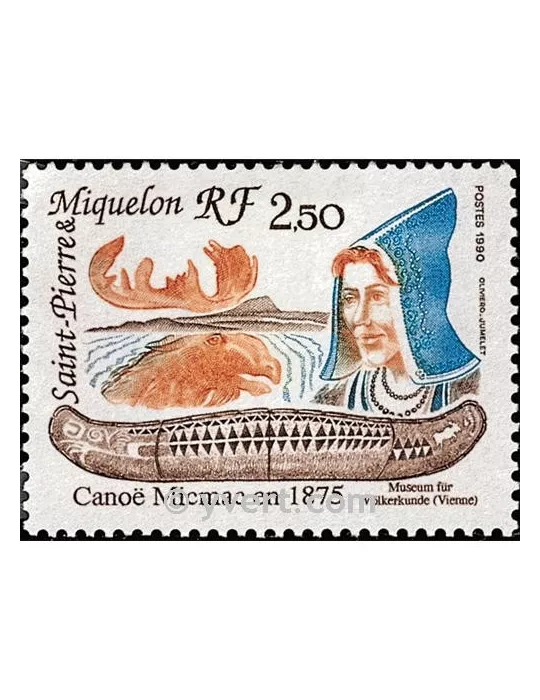 n° 527 - Timbre Saint-Pierre et Miquelon Poste