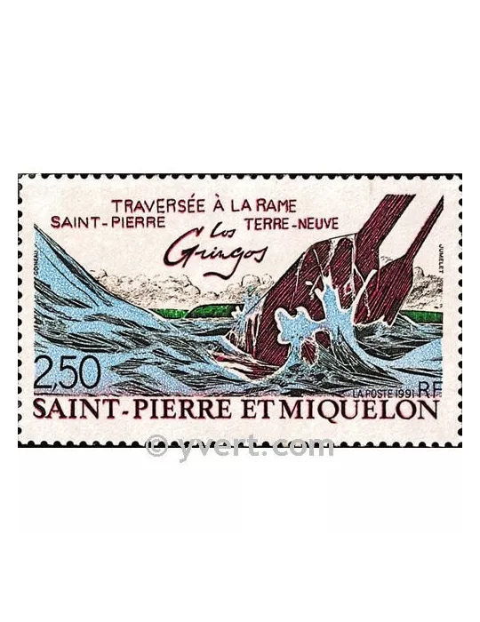 n° 546 - Timbre Saint-Pierre et Miquelon Poste