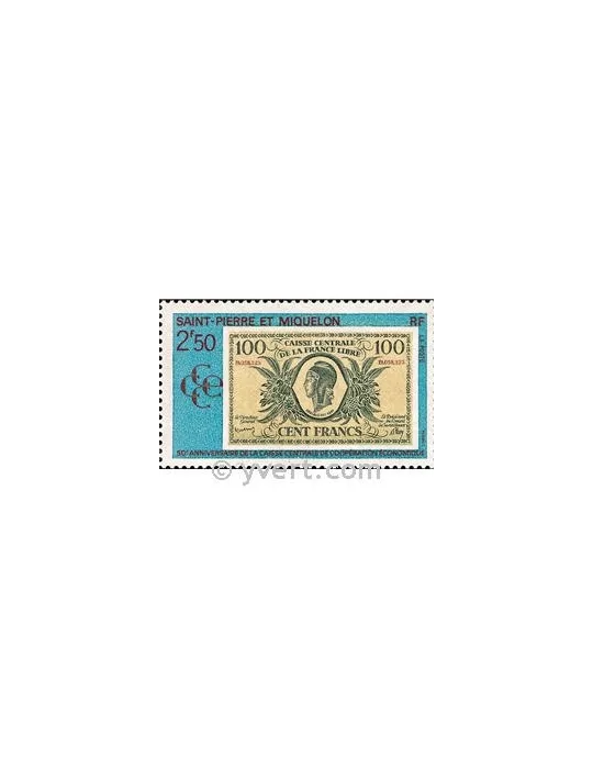 n° 551 - Timbre Saint-Pierre et Miquelon Poste