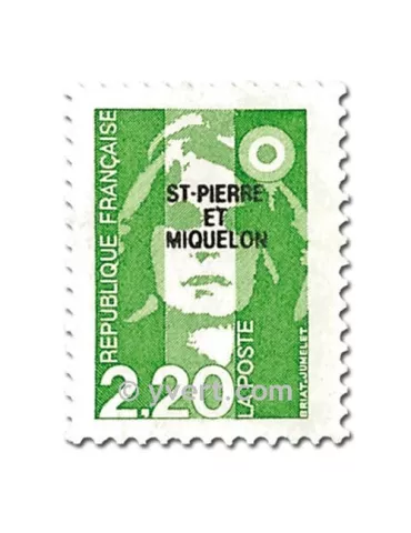 n° 552/553 - Timbre Saint-Pierre et Miquelon Poste 2
