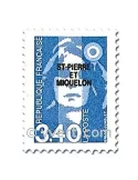 n° 555/556 - Timbre Saint-Pierre et Miquelon Poste