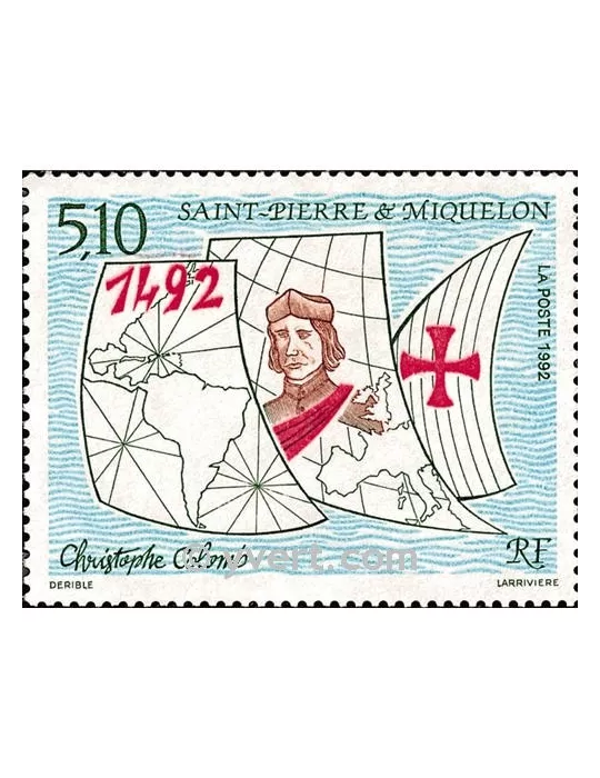 n° 569 - Timbre Saint-Pierre et Miquelon Poste