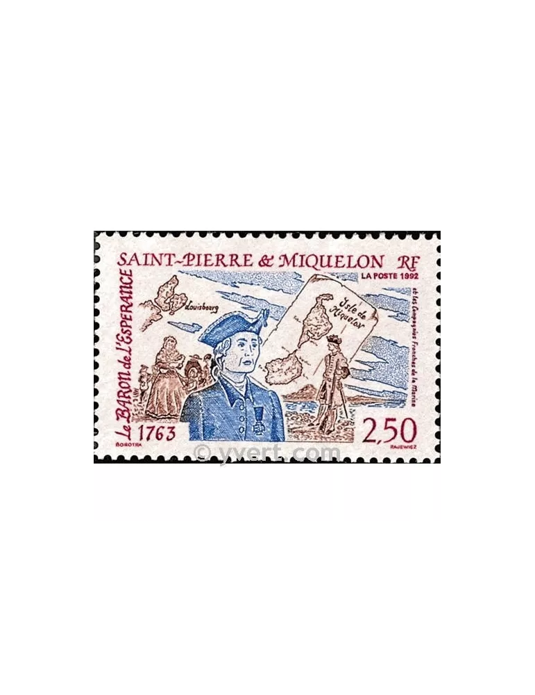 n° 570 - Timbre Saint-Pierre et Miquelon Poste