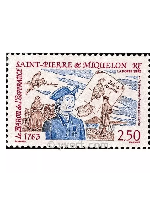 n° 570 - Timbre Saint-Pierre et Miquelon Poste