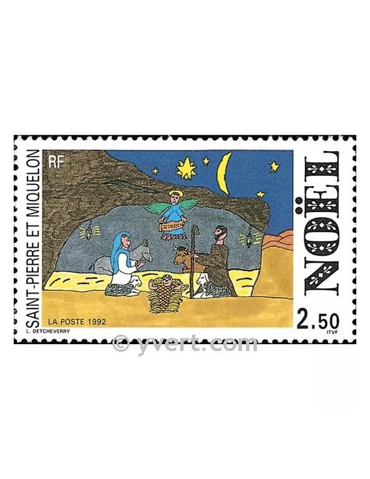 n° 571 - Timbre Saint-Pierre et Miquelon Poste