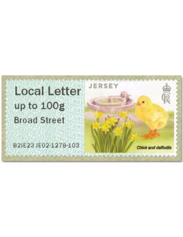 n° 71a/76a - Timbre JERSEY Timbres de distributeurs 2